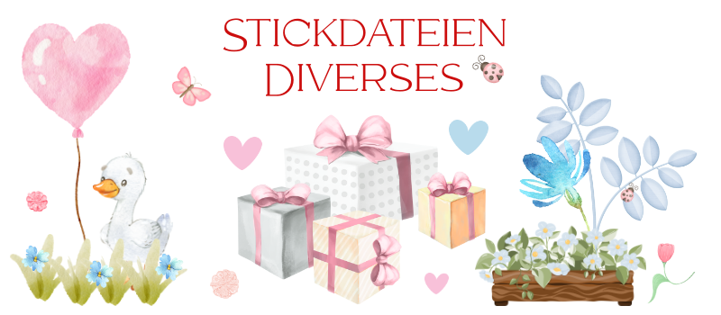 Stickdateien Diverses