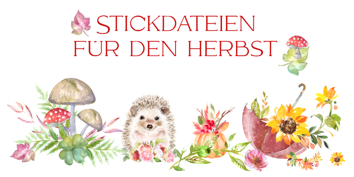 Stickdateien Herbst