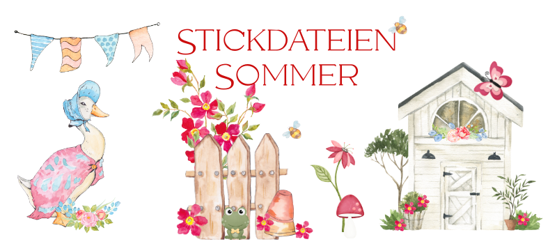 Stickdateien Sommer