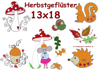 Stickdatei Herbstgefluester 13x18