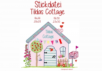 Stickdatei Tildas Cottage doodle