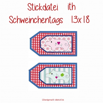 Stickdatei Schweinchentags 13x18