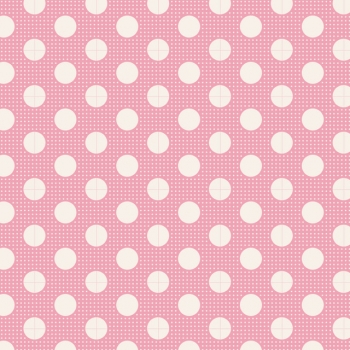 Tilda Stoff medium dots pink 130003