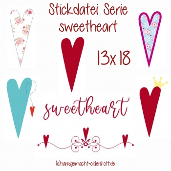 Stickdatei sweetheart 13x18