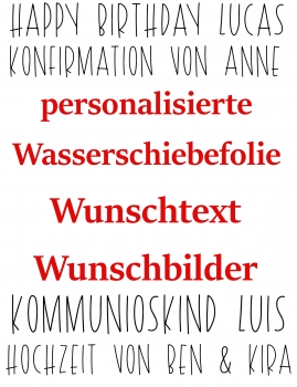 DOWNLOAD Wasserschiebefolie personalisiert