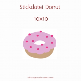 Stickdatei Donut 10x10
