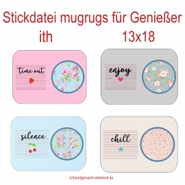 Stickdatei mugrugs fr Genieer ith 13x18