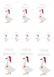 tags Weihnachtsgans