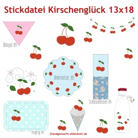 Stickdatei Kirschenglueck 13x18 ith