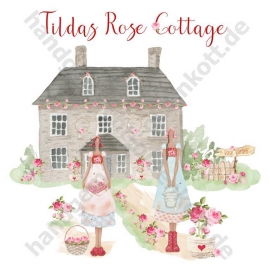 Stoffpaneele Tildas rose cottage weiss klein
