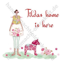 Stoffpaneele Tildas home is here klein