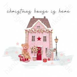 Stoffpaneele Weihnachten Tilda christmas house is here klein