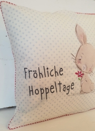 Kissenhülle Fröhliche Hoppeltage 40x40